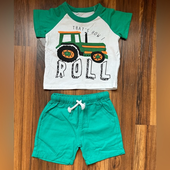 Amazon Other - Tractor outfit “That’s How I Roll” Size 90 fit similar to 2T